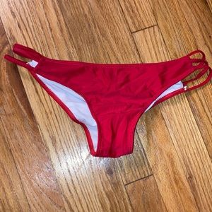 Red bikini bottom